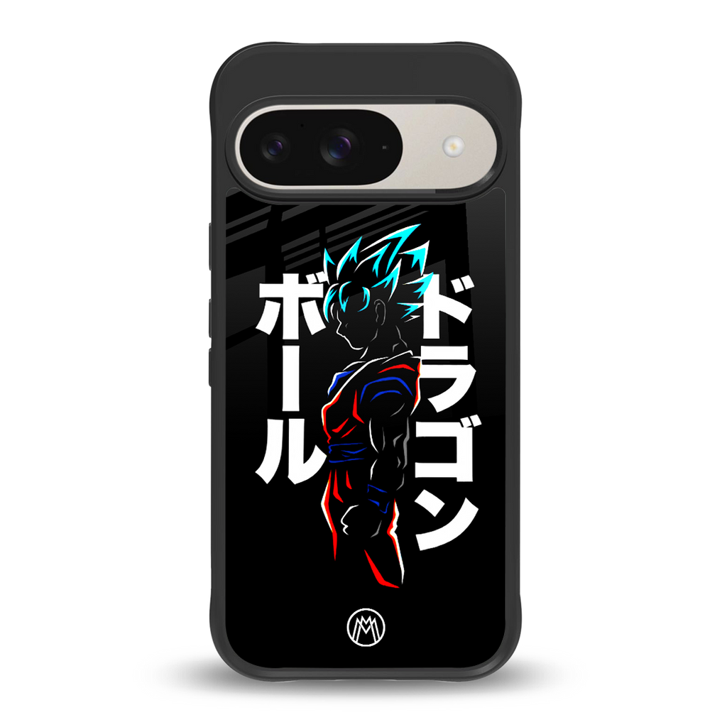 super saiyan back phone cover | glass case for google pixel 9
