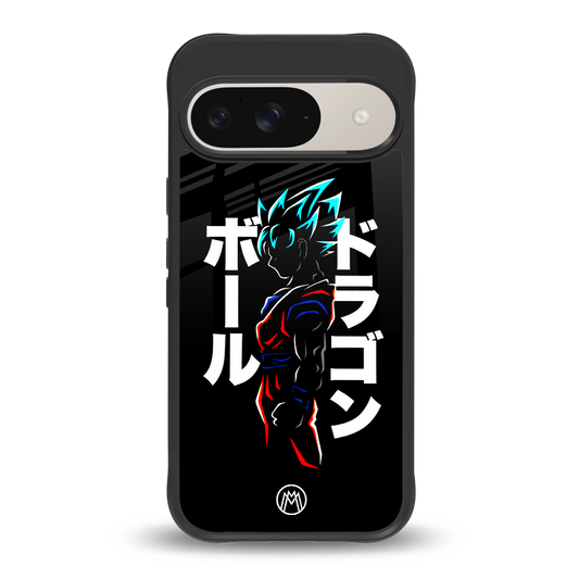 super saiyan back phone cover | glass case for google pixel 9