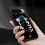 super saiyan back phone cover | glass case for google pixel 9 pro xl