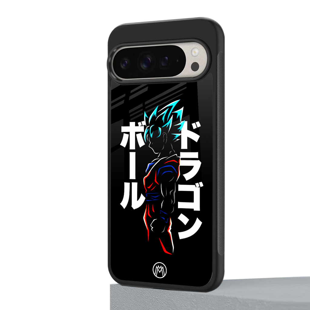 super saiyan back phone cover | glass case for google pixel 9 pro
