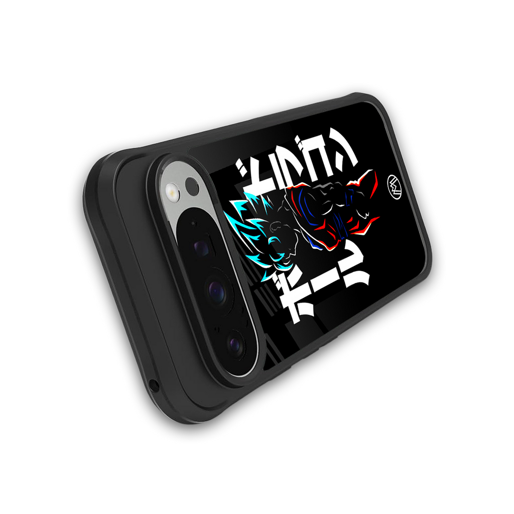 super saiyan back phone cover | glass case for google pixel 9 pro