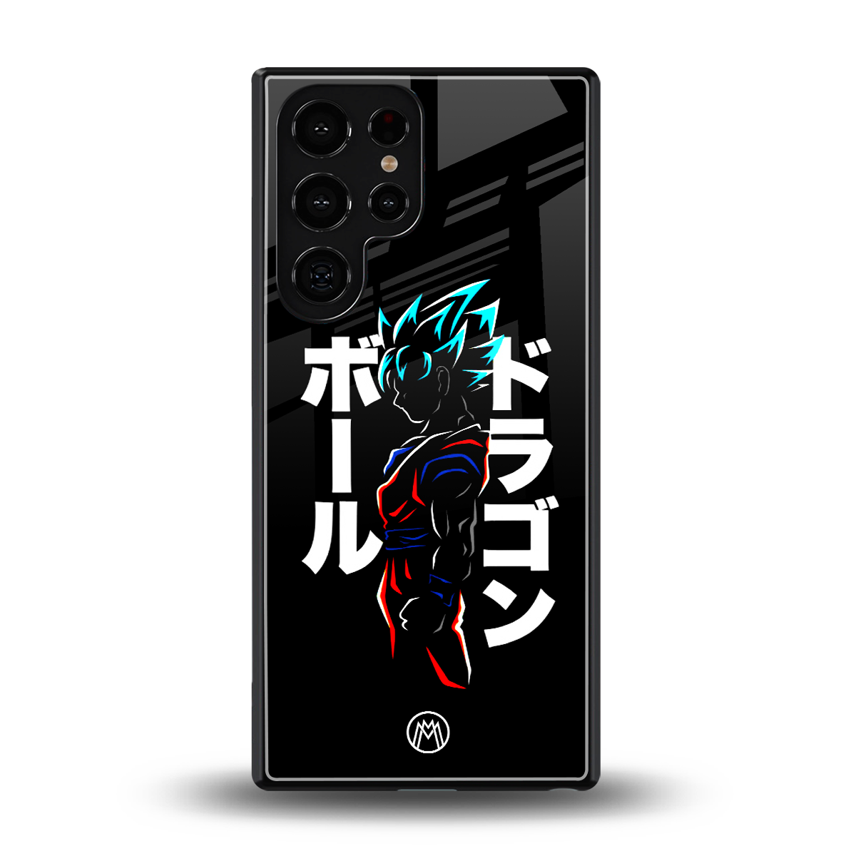 super saiyan back phone cover | glass case for samsung galaxy s25 ultra