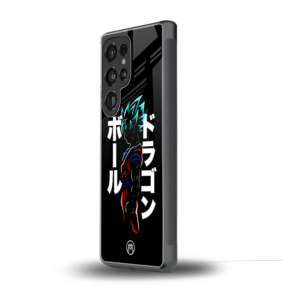 super saiyan back phone cover | glass case for samsung galaxy s25 ultra
