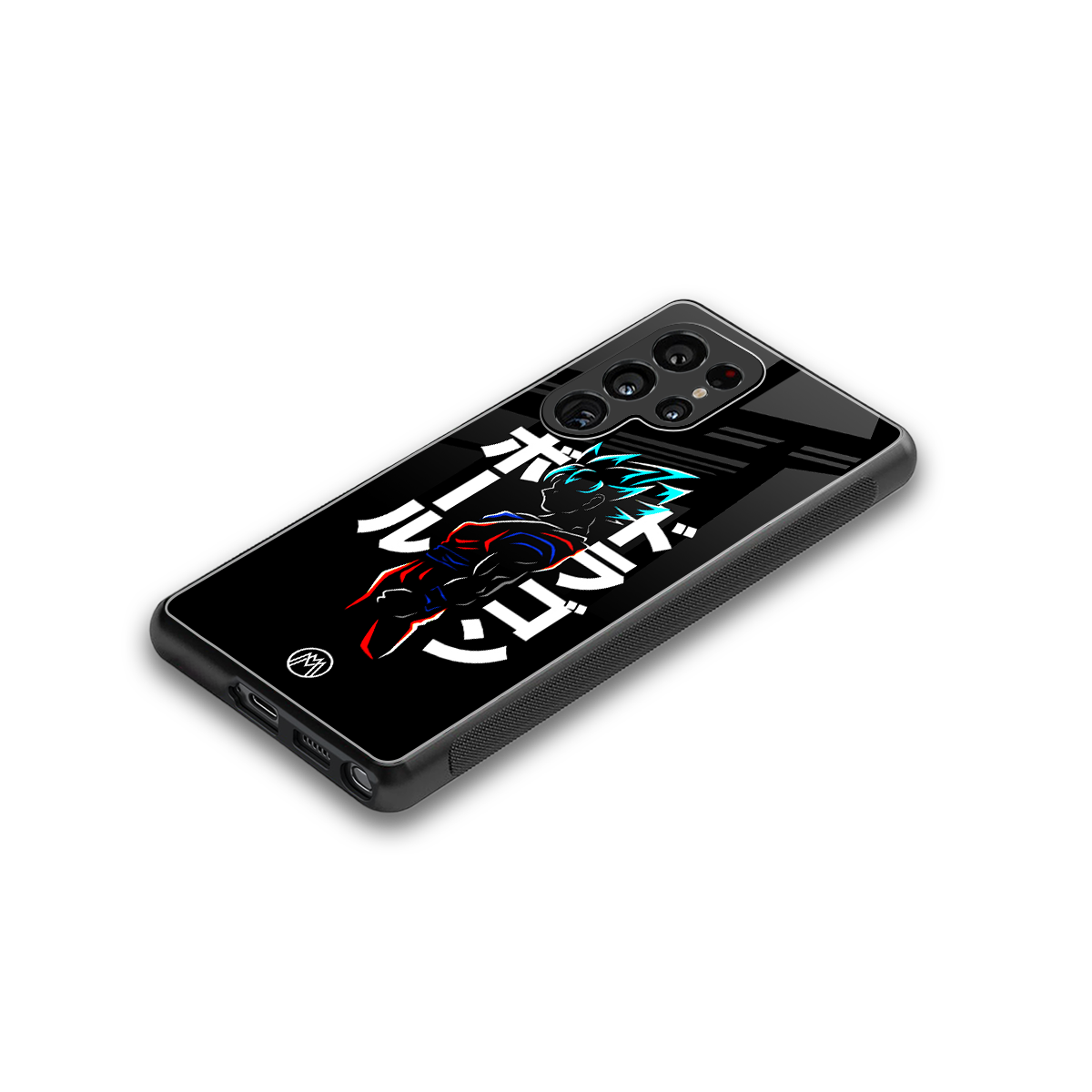 super saiyan back phone cover | glass case for samsung galaxy s25 ultra