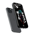 super saiyan back phone cover | glass case for iphone 15