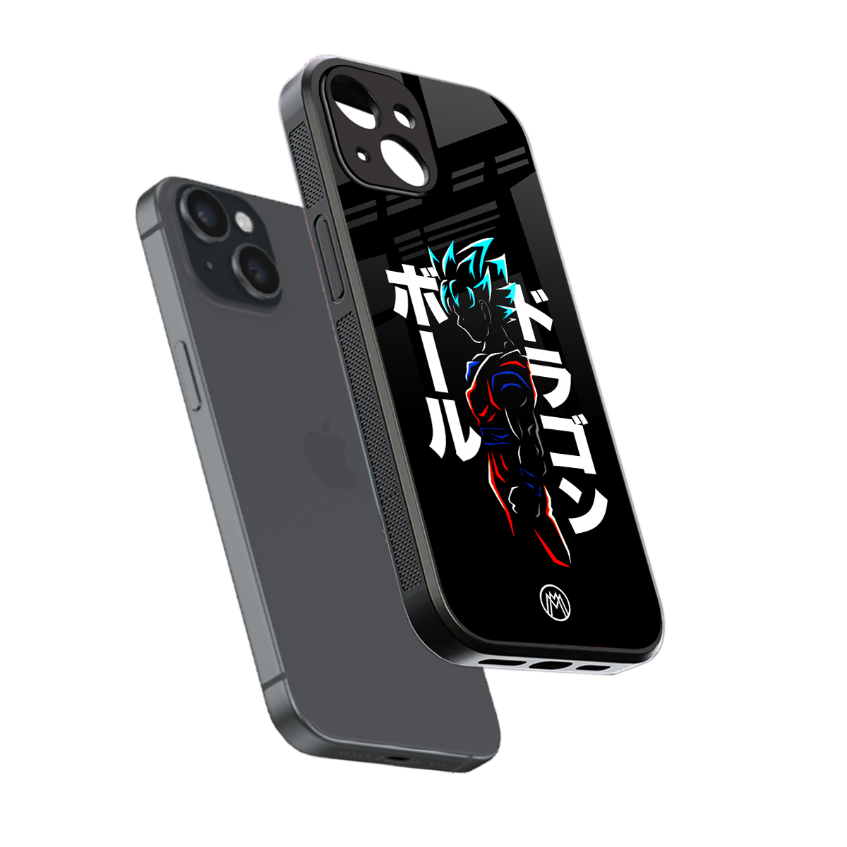 super saiyan back phone cover | glass case for iphone 15