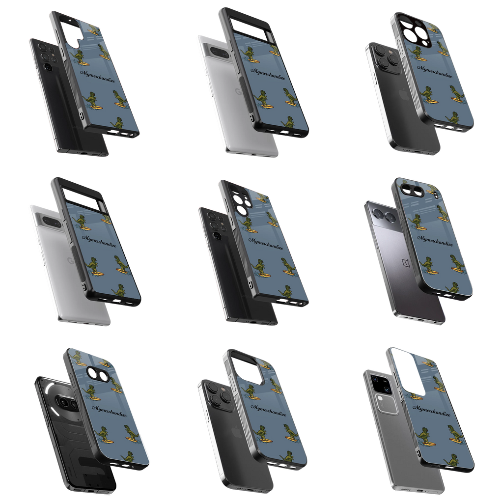 Durable Glass Back Mobile Case for iPhone, Samsung, OnePlus, Google Pixel, Redmi, Vivo, Oppo