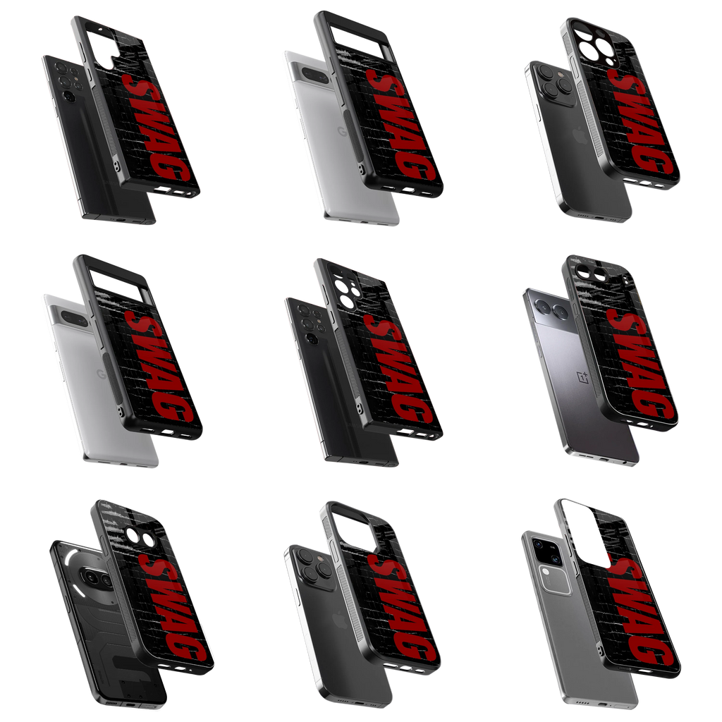 Durable Glass Back Mobile Case for iPhone, Samsung, OnePlus, Google Pixel, Redmi, Vivo, Oppo