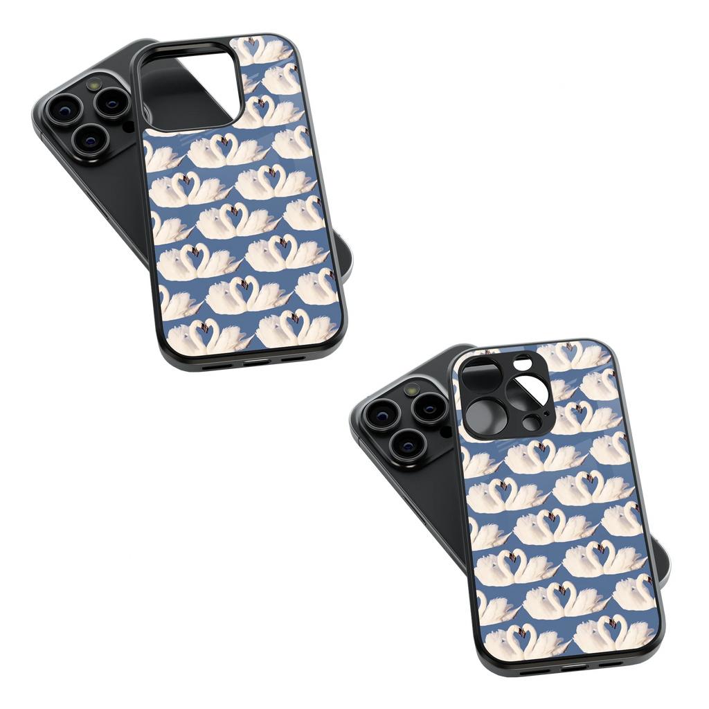 Trendy Glass Back Mobile Case for iPhone, Samsung, Redmi, OnePlus, Google Pixel, Motorola