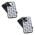 Trendy Glass Back Mobile Case for iPhone, Samsung, Redmi, OnePlus, Google Pixel, Motorola