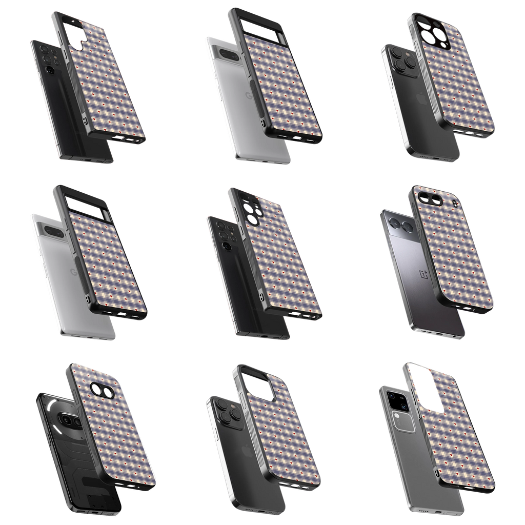 Durable Glass Back Mobile Case for iPhone, Samsung, OnePlus, Google Pixel, Redmi, Vivo, Oppo