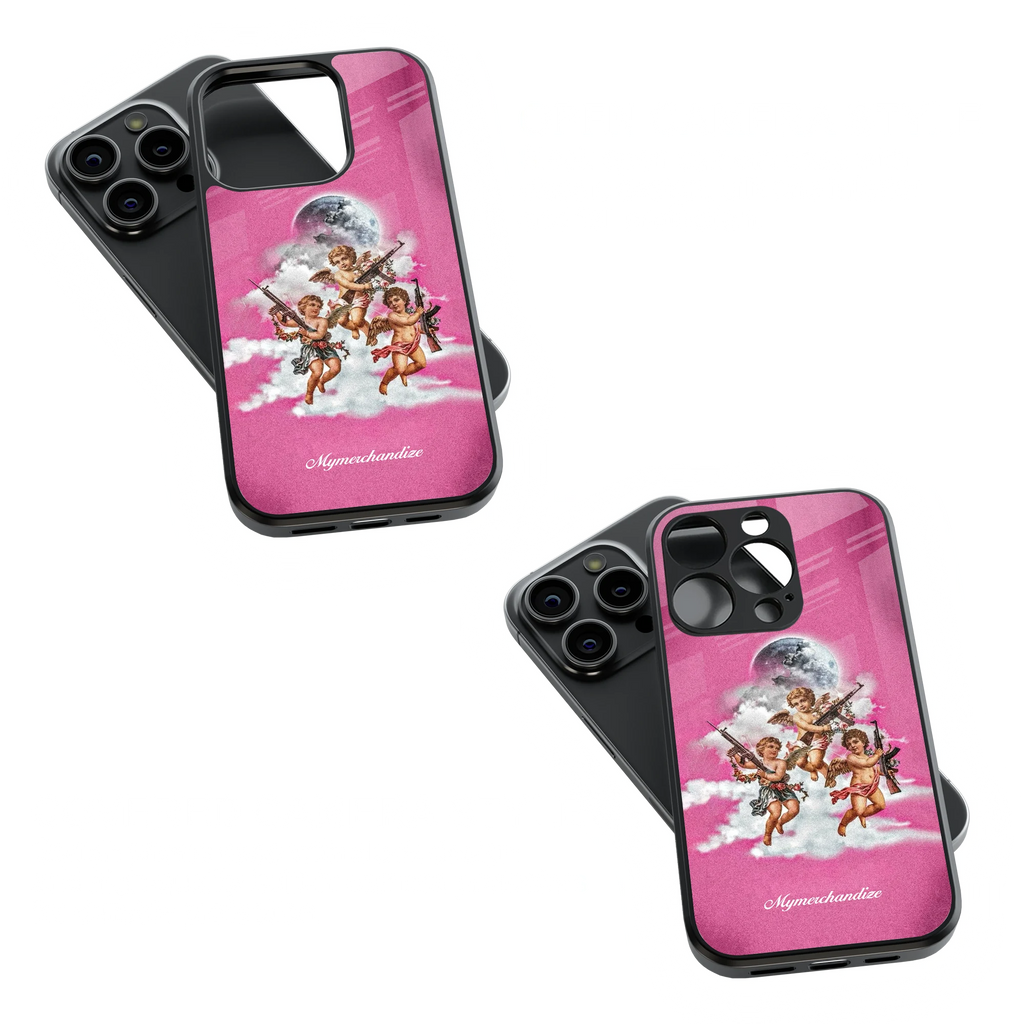 Trendy Glass Back Mobile Case for iPhone, Samsung, Redmi, OnePlus, Google Pixel, Motorola