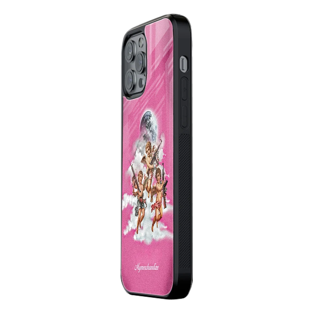 Slim Glass Back Phone Case for Multiple Brands iPhone, Samsung, Redmi, OnePlus, Oppo, Vivo
