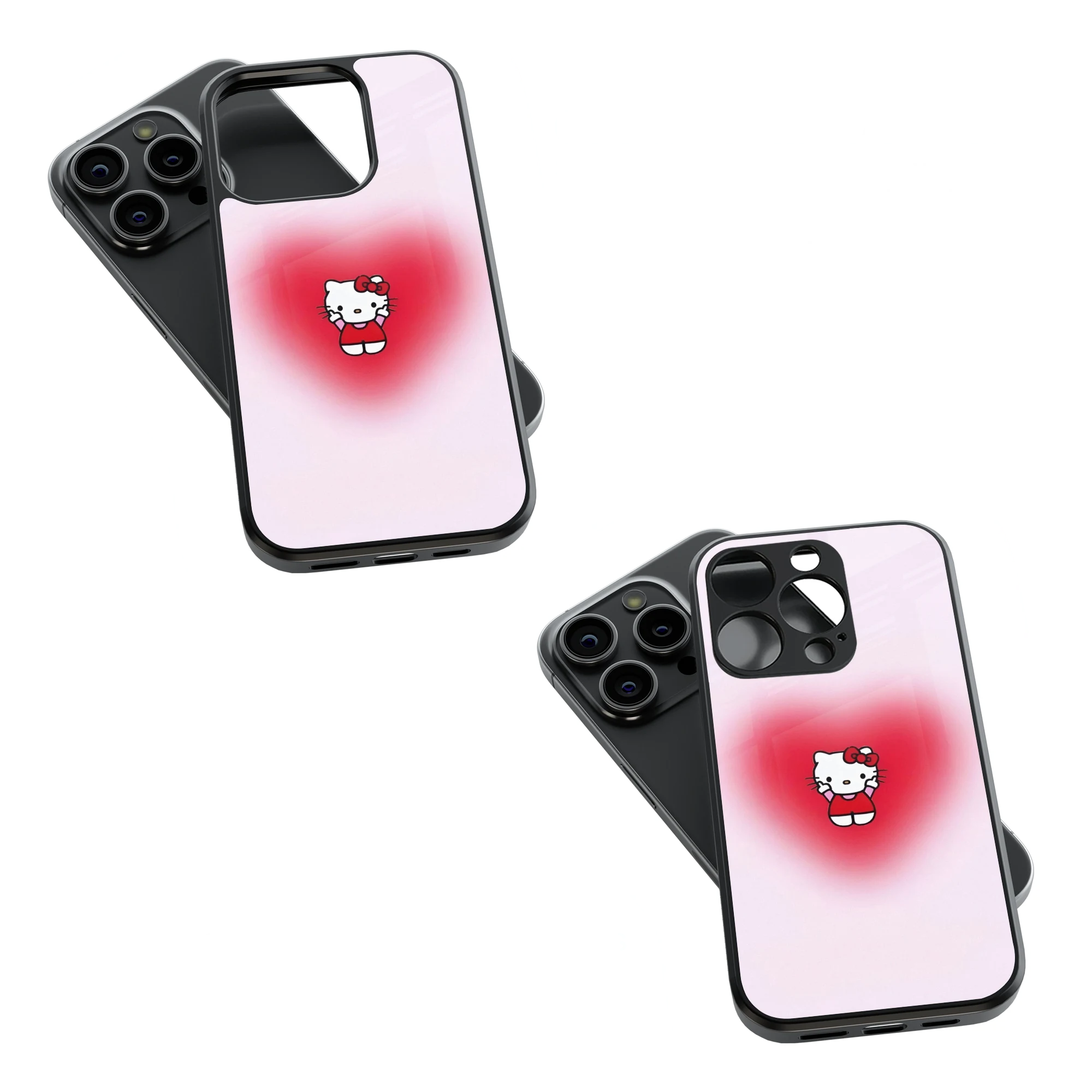 Trendy Glass Back Mobile Case for iPhone, Samsung, Redmi, OnePlus, Google Pixel, Motorola