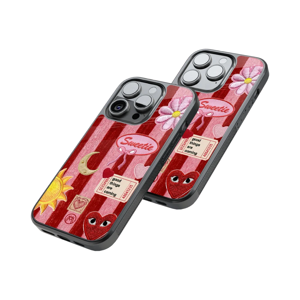 Protective Glass Back Phone Case Compatible with iPhone, Samsung, OnePlus, Pixel & More