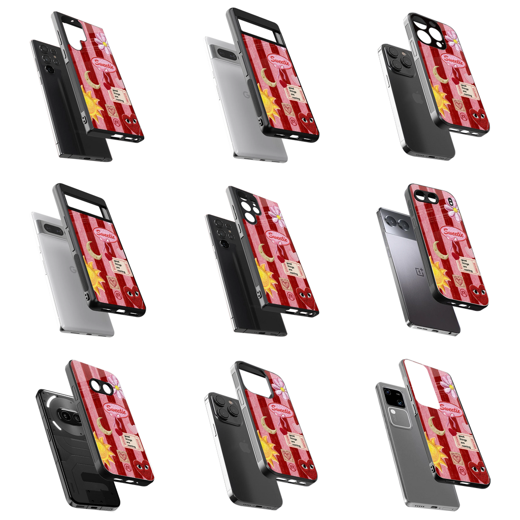 Durable Glass Back Mobile Case for iPhone, Samsung, OnePlus, Google Pixel, Redmi, Vivo, Oppo
