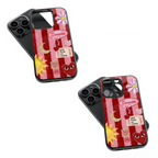 Trendy Glass Back Mobile Case for iPhone, Samsung, Redmi, OnePlus, Google Pixel, Motorola