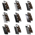 Durable Glass Back Mobile Case for iPhone, Samsung, OnePlus, Google Pixel, Redmi, Vivo, Oppo
