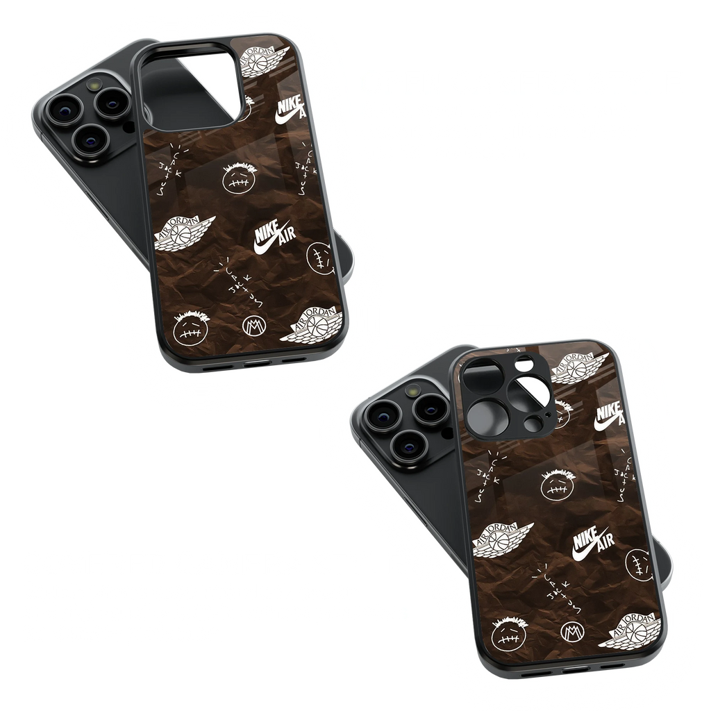Trendy Glass Back Mobile Case for iPhone, Samsung, Redmi, OnePlus, Google Pixel, Motorola