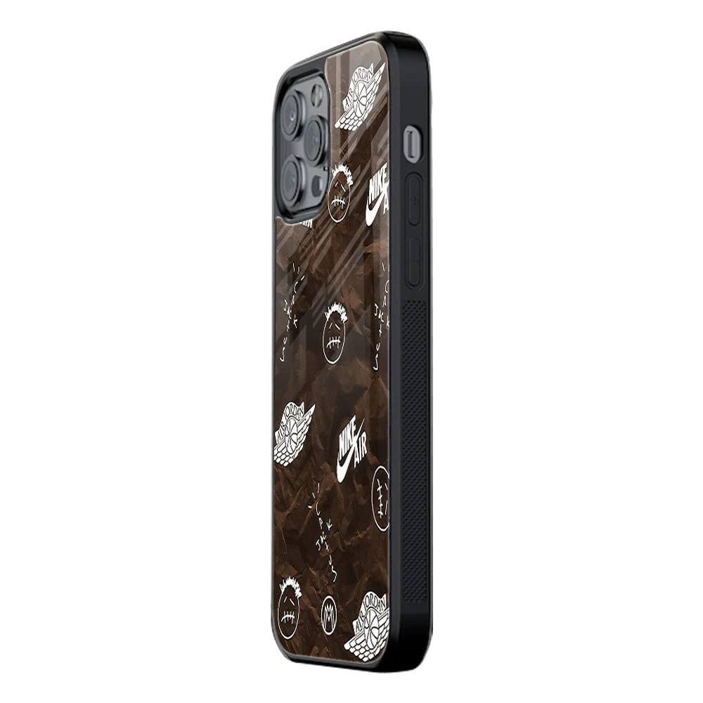 Slim Glass Back Phone Case for Multiple Brands iPhone, Samsung, Redmi, OnePlus, Oppo, Vivo