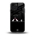 t-rex back phone cover | glass case for iphone 13 mini