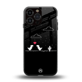 t-rex back phone cover | glass case for iphone 13 pro max