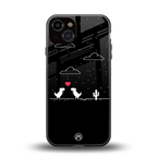 t-rex back phone cover | glass case for iphone 13