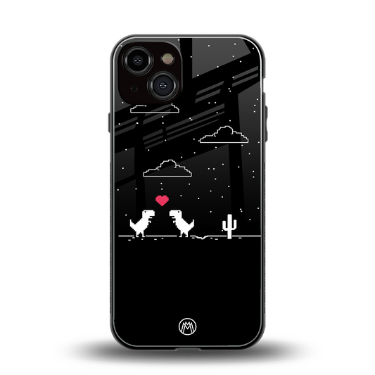 t-rex back phone cover | glass case for iphone 13