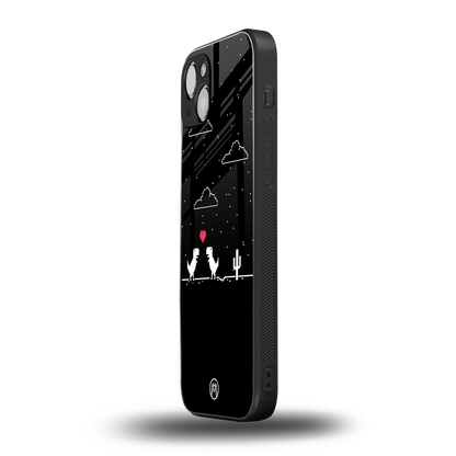 t-rex back phone cover | glass case for iphone 14