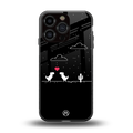 t-rex back phone cover | glass case for iphone 16 pro