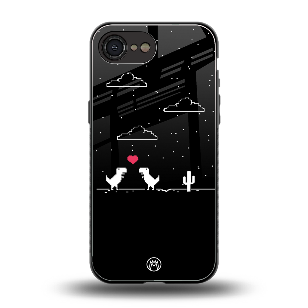 t-rex back phone cover | glass case for iphone 16e