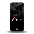 t-rex back phone cover | glass case for iphone 16e
