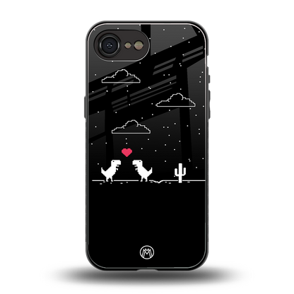 t-rex back phone cover | glass case for iphone 16e