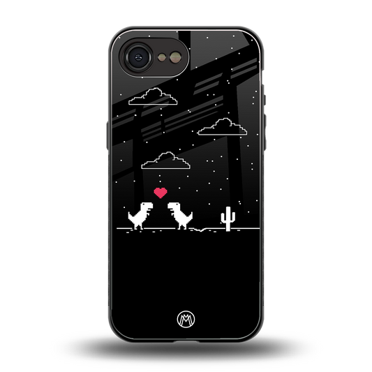 t-rex back phone cover | glass case for iphone 16e