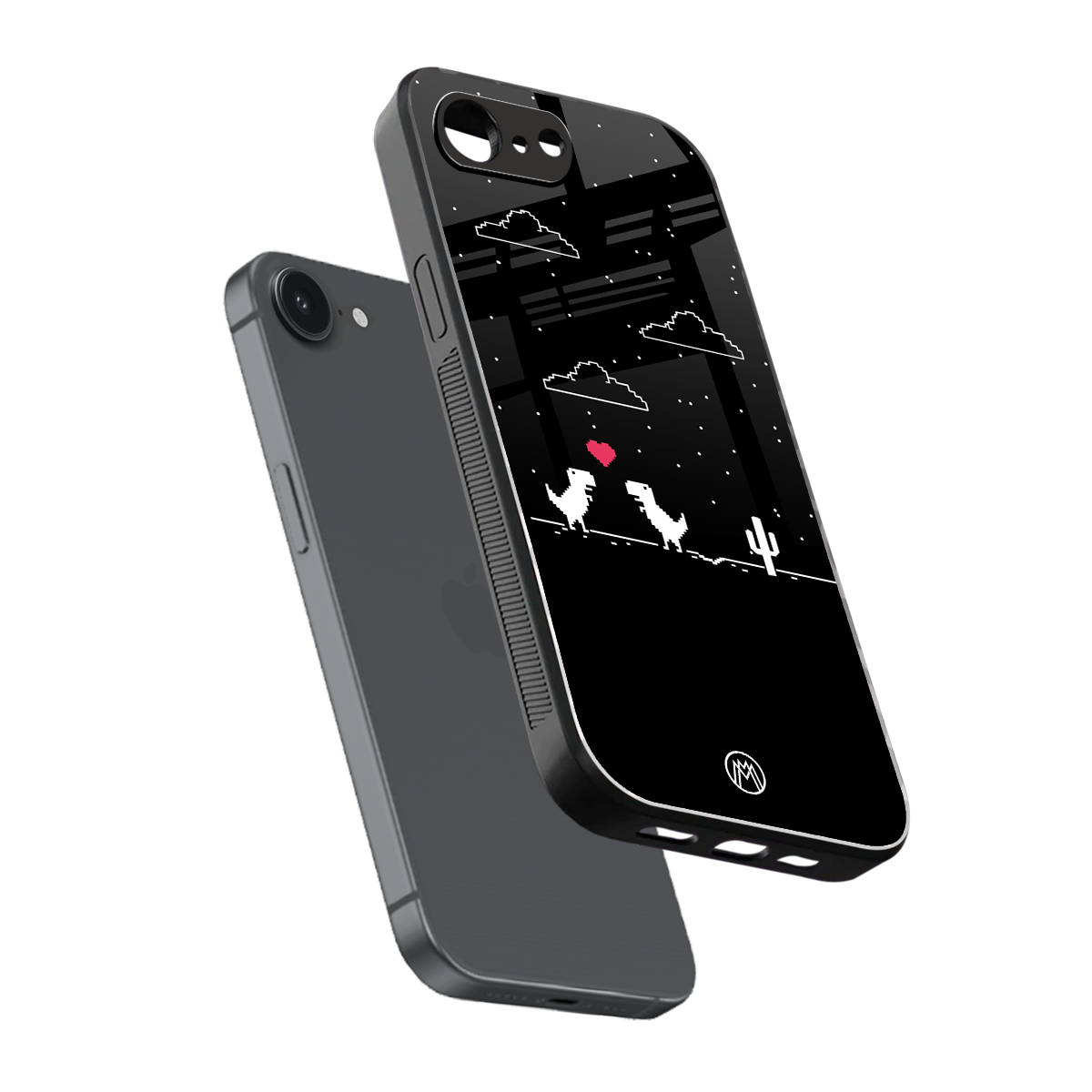 t-rex back phone cover | glass case for iphone 16e