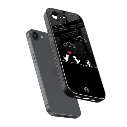t-rex back phone cover | glass case for iphone 16e