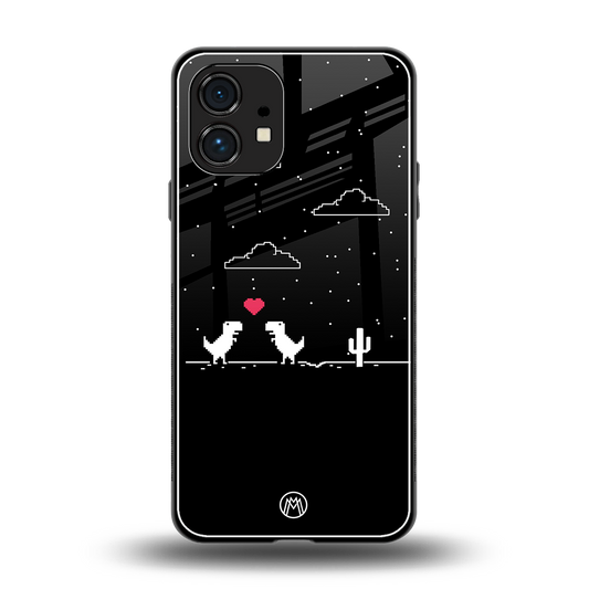 t-rex back phone cover | glass case for nothing phone 1