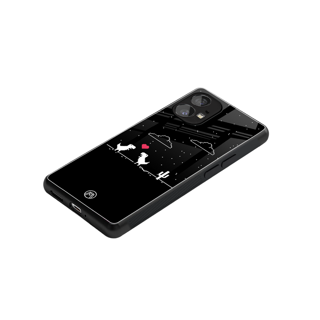 t-rex back phone cover | glass case for nothing phone 1