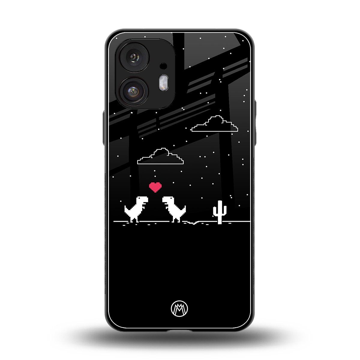 t-rex back phone cover | glass case for nothing phone 2