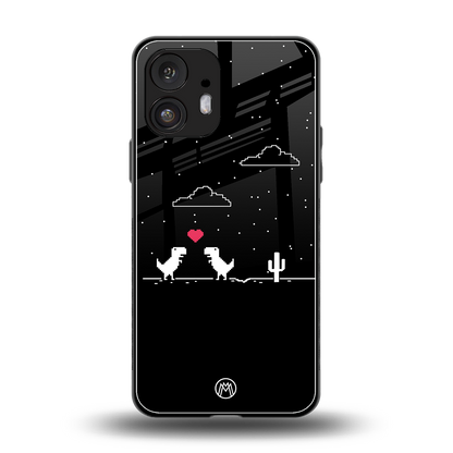 t-rex back phone cover | glass case for nothing phone 2