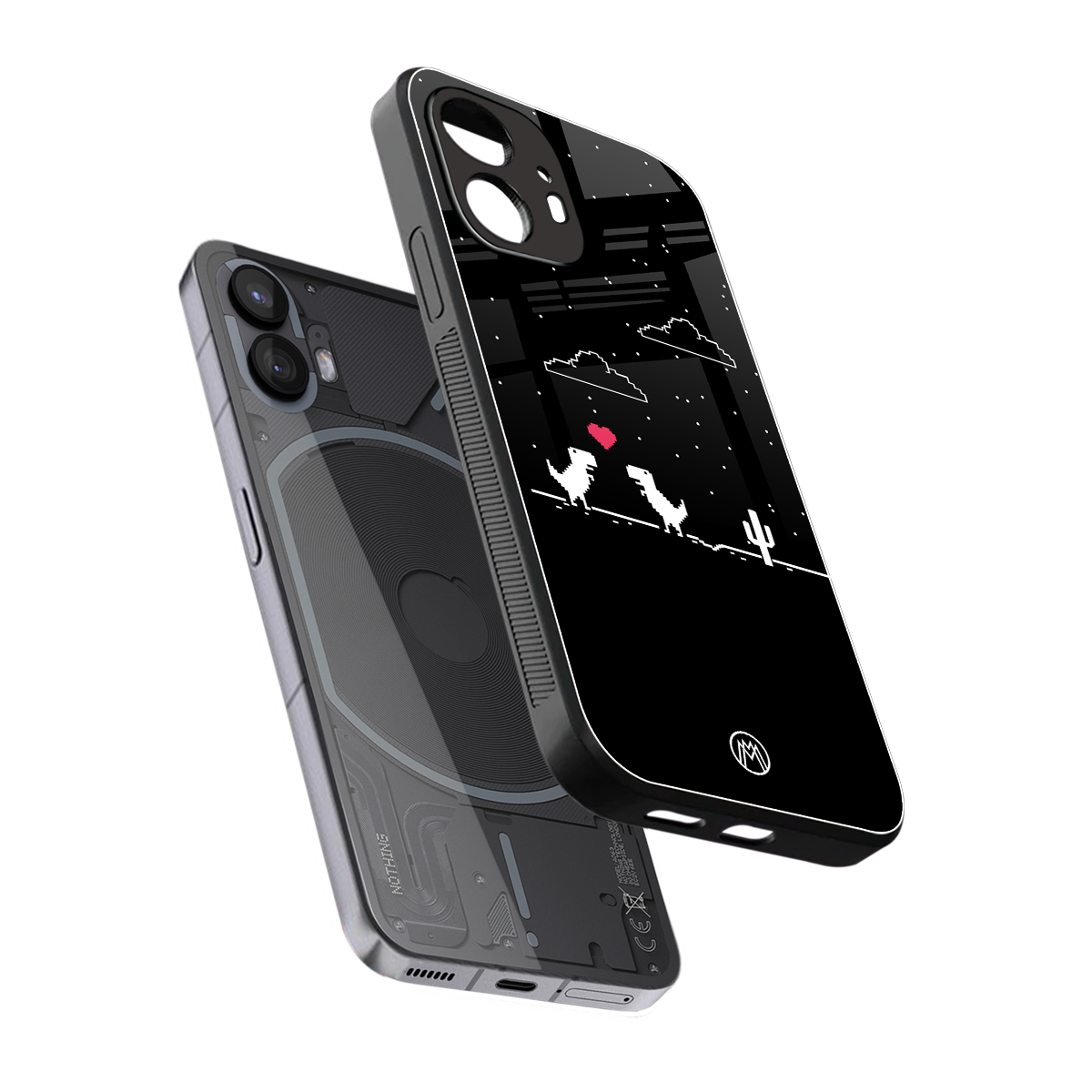 t-rex back phone cover | glass case for nothing phone 2