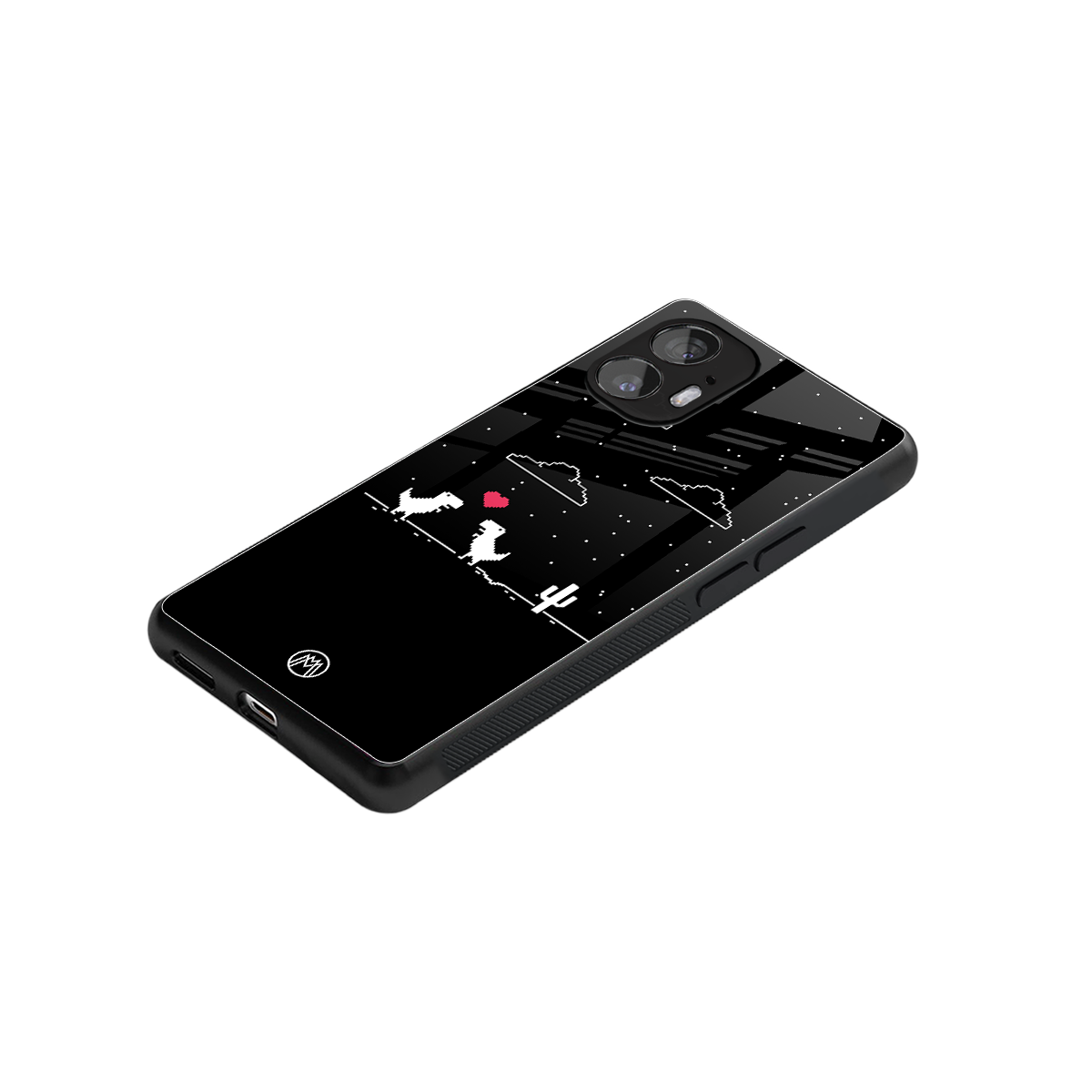 t-rex back phone cover | glass case for nothing phone 2