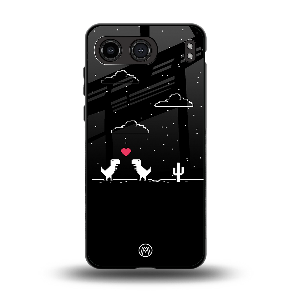 t-rex back phone cover | glass case for oneplus nord 4
