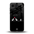 t-rex back phone cover | glass case for oneplus nord 4
