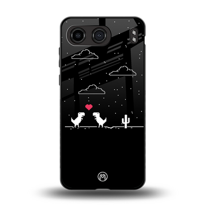 t-rex back phone cover | glass case for oneplus nord 4