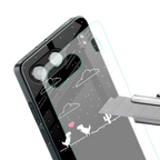 t-rex back phone cover | glass case for oneplus nord 4