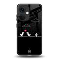 t-rex back phone cover | glass case for oneplus nord ce 3