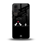 t-rex back phone cover | glass case for oneplus nord ce 4 lite