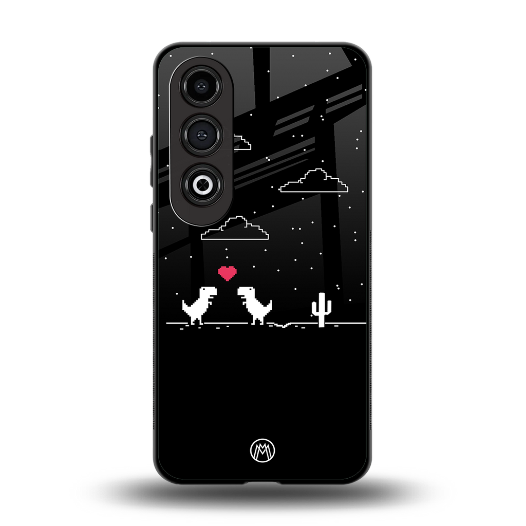 t-rex back phone cover | glass case for oneplus nord ce 4