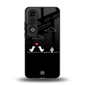 t-rex back phone cover | glass case for oneplus nord ce 4